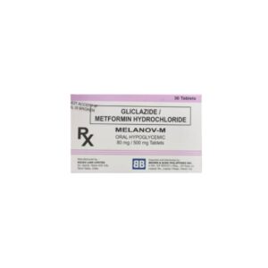 GLICLAZIDE (MELANOV) 80MG TABS 30'S