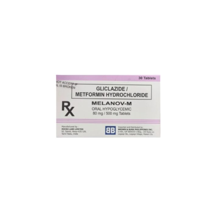 GLICLAZIDE (MELANOV) 80MG TABS 30'S
