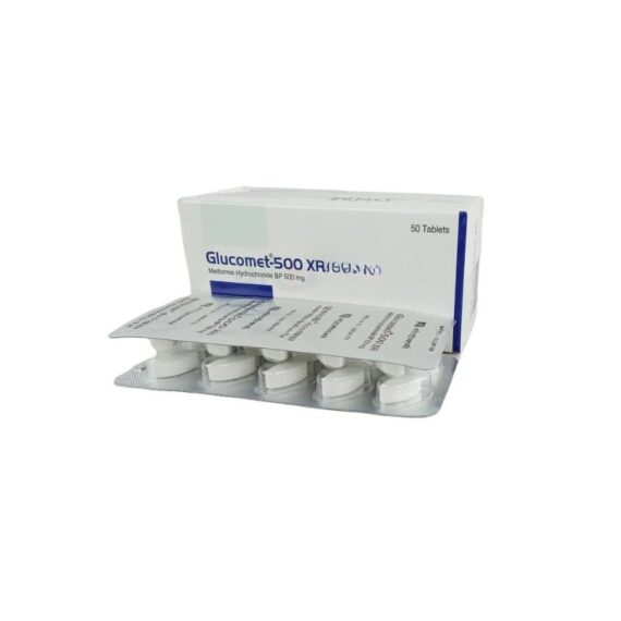 GLUCOMET XR 500MG TABS 28'S