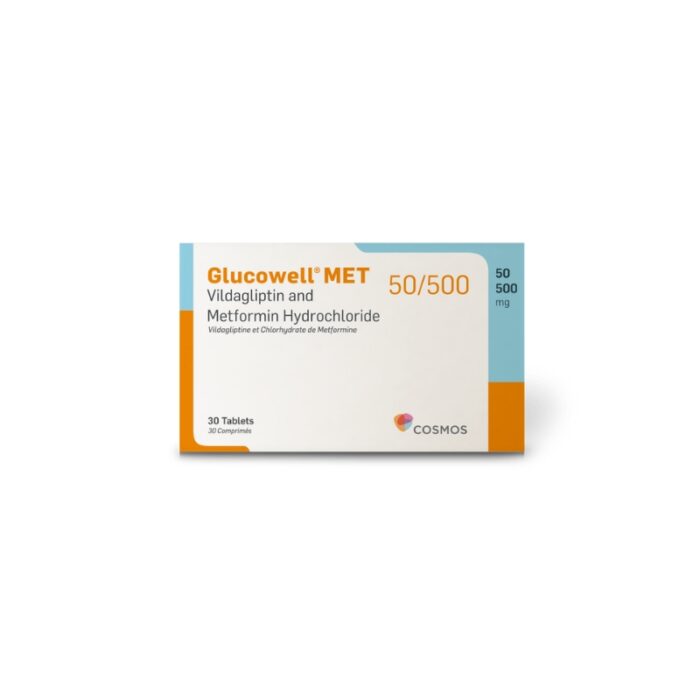 GLUCOWELL-MET 50.500MG TABS 30'S