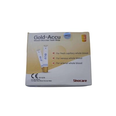 GOLD ACCU GLUCOMETER STRIPS 50'S