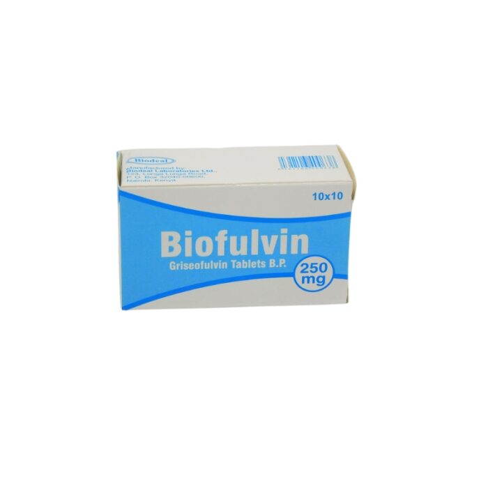 GRISEOFULVIN (BIOFULVIN) 250MG TABS 100'S