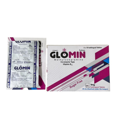 Glomin Tablets 1mg (1 Box = 5 Strips) (1 Strip = 10 Tablets)
