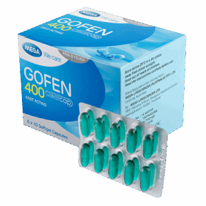 GOFEN 400MG CAPS 60'S