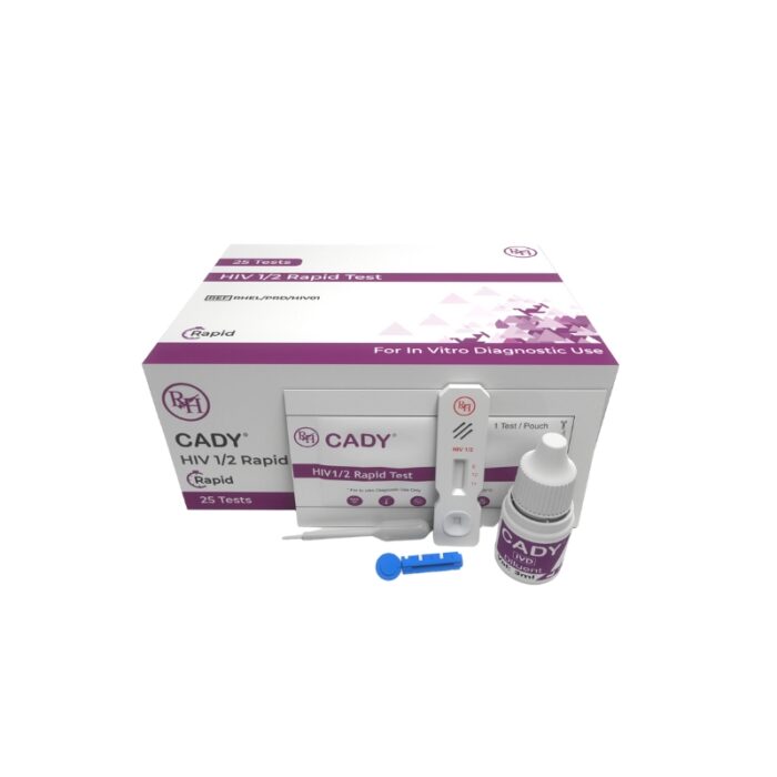 HIV ½ RAPID TEST STRIPS 1’S(CADYSOLO)