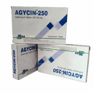 AZITHROMYCIN   (AGYCIN) 250MG 6'S