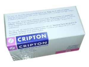 BROMOCRIPTIN (CRIPTON) 2.5MG TABS 30'S