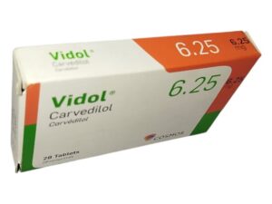 CARVEDILOL (VIDOL) 6.25MG TABS 28'S