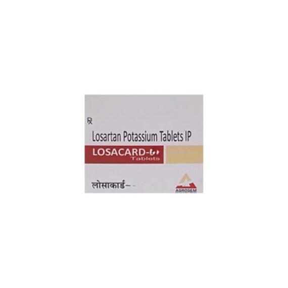 LOSACARD 50MG TABS 30'S