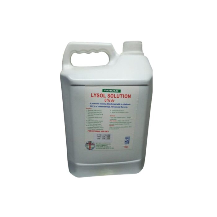 LYSOL SOLUTION 6% 5L