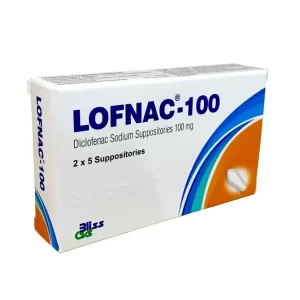 LOFNAC SUPP 100MG 10'S