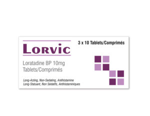 LORATADINE (LORVIC) 10MG TABS 30'S