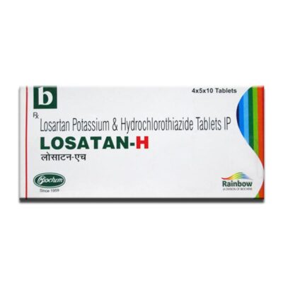Losatan H tablet,Losartan 50mg,Hydrochlorothiazide 12.5mg,price,uses,side Effects - Drugcarts