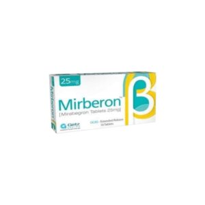MIRBERON 25MG TABS 30’S