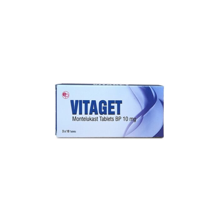 MONTELUKAST (VITAGET) 10MG TABS 30'S