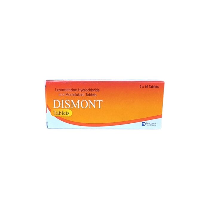 MONTELUKAST & LEVOCETRIZINE (DISMONT) TABS 30'S