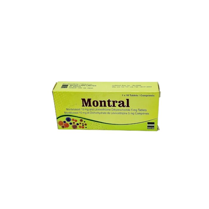 MONTRAL (MONTELUKAST & LEVOCETRIZINE) TABS 10'S