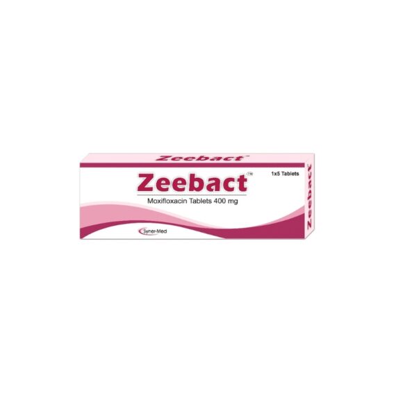 MOXIFLOXACIN (ZEEBACT) 400MG TABS 5'S