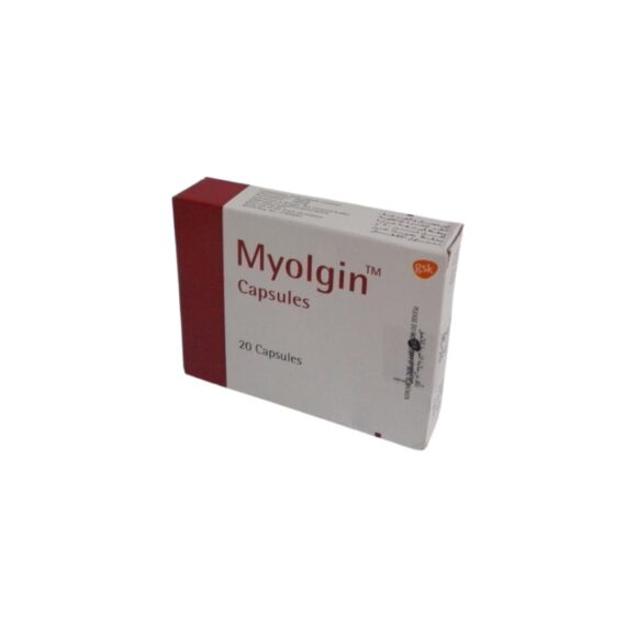 MYOLGIN CAPS 250300MG 20'S