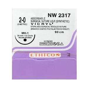 VICRYL SUTURE NO. 2 ROUND BODY  30MM
