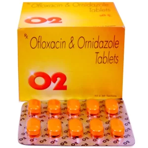 O2 TABS (ORNIDAZOLE+OFLOXACIN) 100'S