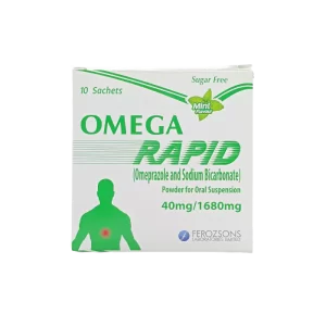 OMEGA RAPID 40MG SATCH 10'S