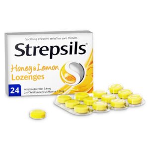STREPSILS HONEY AND LEMON  LOZ 100'S