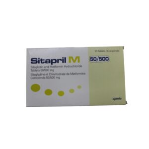 SITAPRIL M50MG/1000MG 30'S