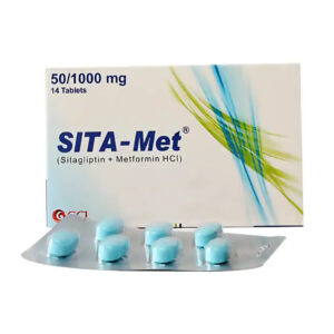 SITA-MET (SITAGLIPTIN+METFORMIN) 50/1000 TABS 14'S