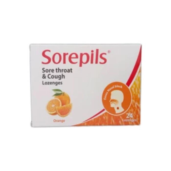 Sorepils-Lozenges-Sore-throat-Cough-Lozenges-Orange-Flavour