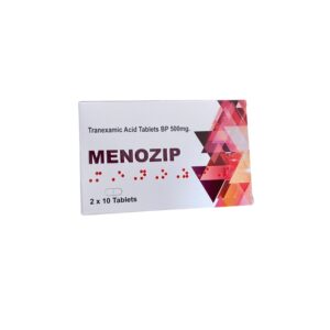 TRANEXAMIC ACID (MENOZIP) 500MG TABS 20'S