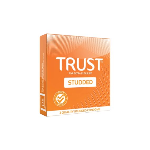 TRUST CONDOMS 24 X 3'S - STUDDED