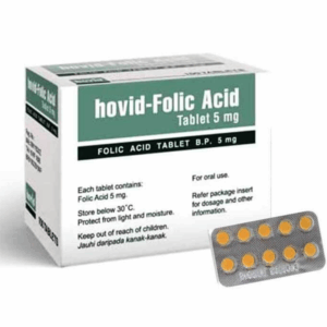FOLIC ACID 5MG  TABS 100'S
