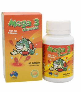 MEGA3 CHEWABLE SOFT CAPS 30'S