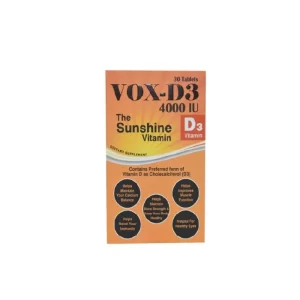 VOX D3 TABS 30'S