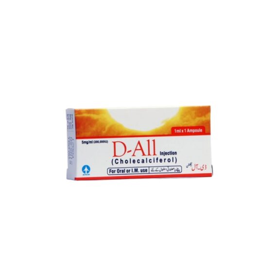 VITAMIN D3 (D-ALL) INJECTION 1ML