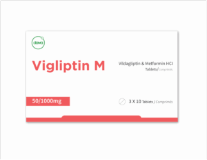 VIGLIPTIN M 1000MG TABS 30'S