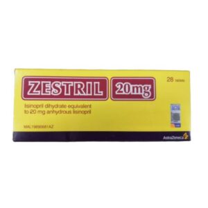 ZESTRIL TABS 20MG 28'S