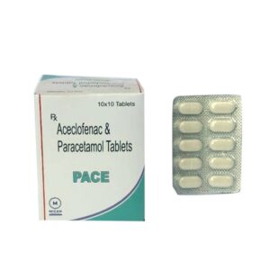 ACECLOFENAC & PARACETAMOL (PACE ) TABS10'S