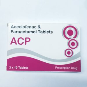ACP (ACECLOFENAC & PARACETAMOL) TABS 30'S