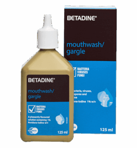 BETADINE GARGLE & MOUTHWASH  125ML