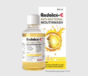 ANDOLEX-C ANTIBACTERIAL MOUTH WASH 200ML