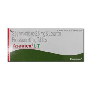 ASOMEX-LT TABS 60'S (AMLODIPINE+LOSARTAN)