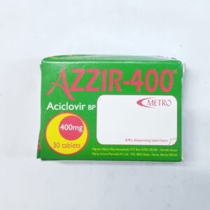 ACYCLOVIR (AZZIR) TABS 400MG 30'S
