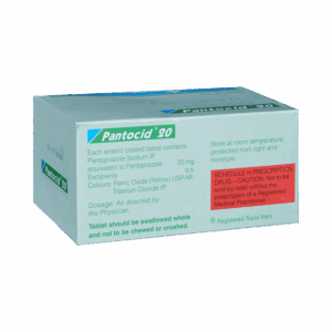PANTOPRAZOLE (PANTOCID) 20MG 50'S