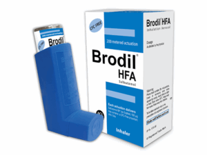 SALBUTAMOL  INHALER (BRODIL) 100 HFA