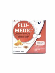 FLU-MEDIC EFFERVESCENT TABS 8'S