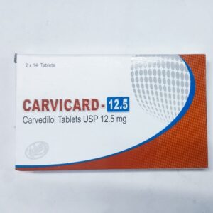 CARVEDILOL (CARVICARD) 12.5MG TABS 28'S