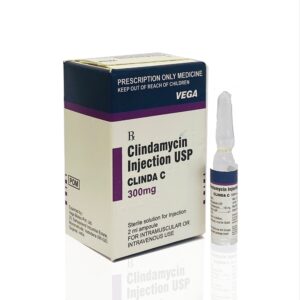 CLINDAMYCIN (CALIDIN) 300MG/2ML INJ 5'S