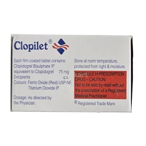 CLOPILET 75MG TABS 30'S